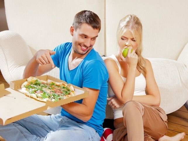 Kahjulik toit toitumise toitumise vastu